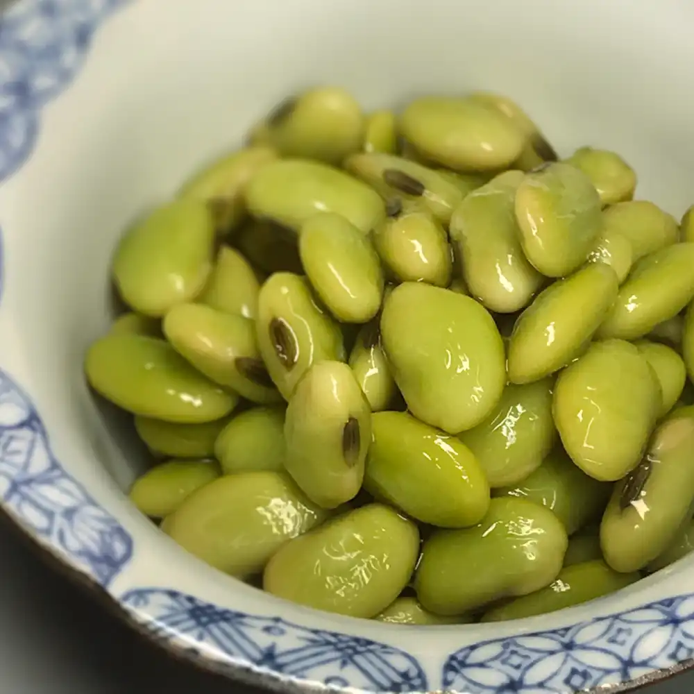 会津産青豆（平床豆）煮かた6